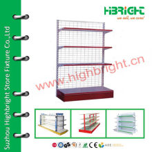 supermarket wire mesh gondola shelving